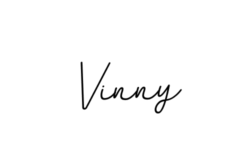 Create a beautiful signature design for name Vinny. With this signature (BallpointsItalic-DORy9) fonts, you can make a handwritten signature for free. Vinny signature style 11 images and pictures png