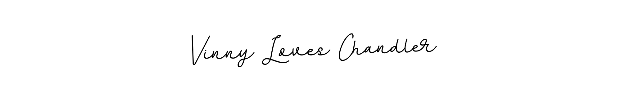 Make a beautiful signature design for name Vinny Loves Chandler. With this signature (BallpointsItalic-DORy9) style, you can create a handwritten signature for free. Vinny Loves Chandler signature style 11 images and pictures png