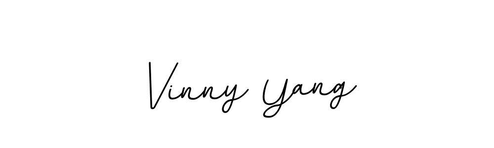 How to make Vinny Yang name signature. Use BallpointsItalic-DORy9 style for creating short signs online. This is the latest handwritten sign. Vinny Yang signature style 11 images and pictures png