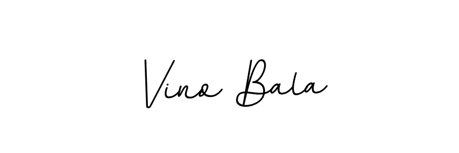 Also You can easily find your signature by using the search form. We will create Vino Bala name handwritten signature images for you free of cost using BallpointsItalic-DORy9 sign style. Vino Bala signature style 11 images and pictures png