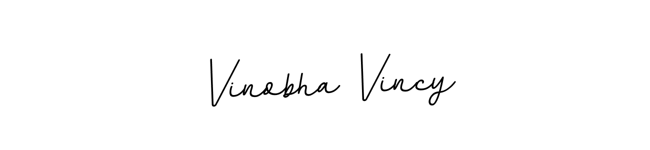 Make a beautiful signature design for name Vinobha Vincy. Use this online signature maker to create a handwritten signature for free. Vinobha Vincy signature style 11 images and pictures png