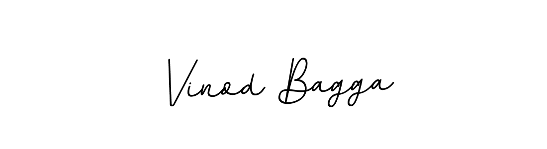Make a beautiful signature design for name Vinod Bagga. With this signature (BallpointsItalic-DORy9) style, you can create a handwritten signature for free. Vinod Bagga signature style 11 images and pictures png