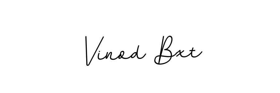 Vinod Bxt stylish signature style. Best Handwritten Sign (BallpointsItalic-DORy9) for my name. Handwritten Signature Collection Ideas for my name Vinod Bxt. Vinod Bxt signature style 11 images and pictures png