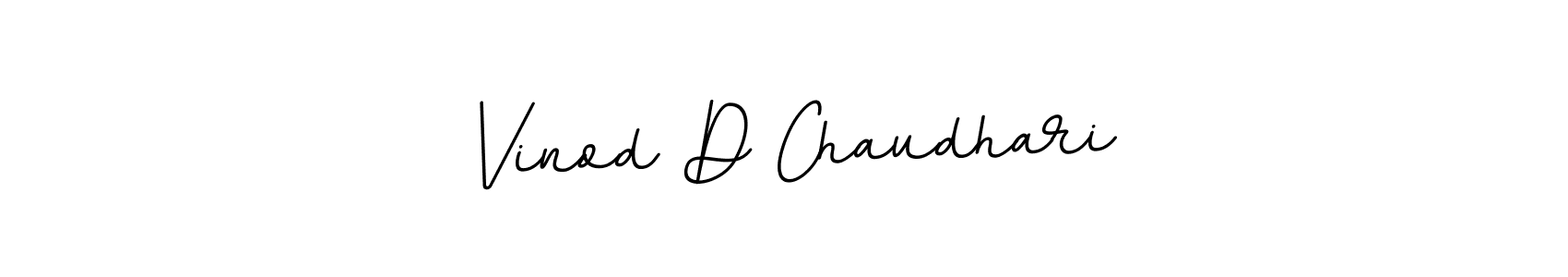 Design your own signature with our free online signature maker. With this signature software, you can create a handwritten (BallpointsItalic-DORy9) signature for name Vinod D Chaudhari. Vinod D Chaudhari signature style 11 images and pictures png
