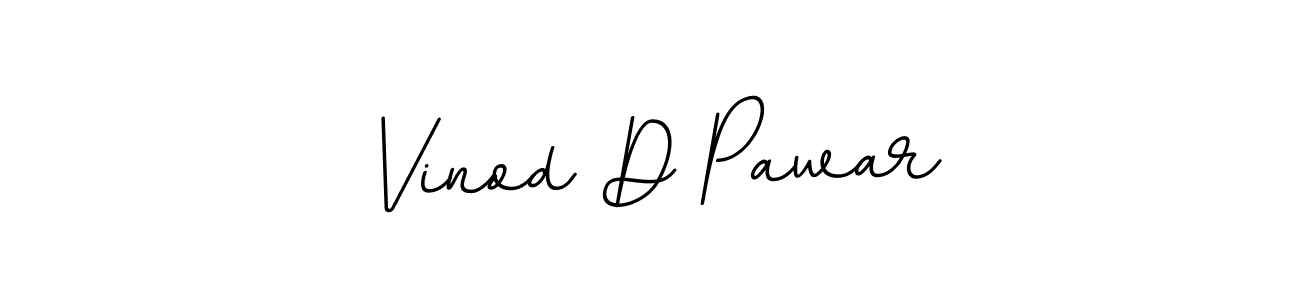The best way (BallpointsItalic-DORy9) to make a short signature is to pick only two or three words in your name. The name Vinod D Pawar include a total of six letters. For converting this name. Vinod D Pawar signature style 11 images and pictures png