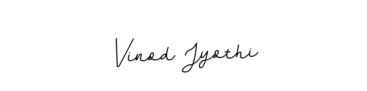 You should practise on your own different ways (BallpointsItalic-DORy9) to write your name (Vinod Jyothi) in signature. don't let someone else do it for you. Vinod Jyothi signature style 11 images and pictures png