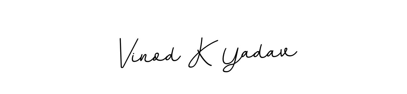 Make a beautiful signature design for name Vinod K Yadav. Use this online signature maker to create a handwritten signature for free. Vinod K Yadav signature style 11 images and pictures png