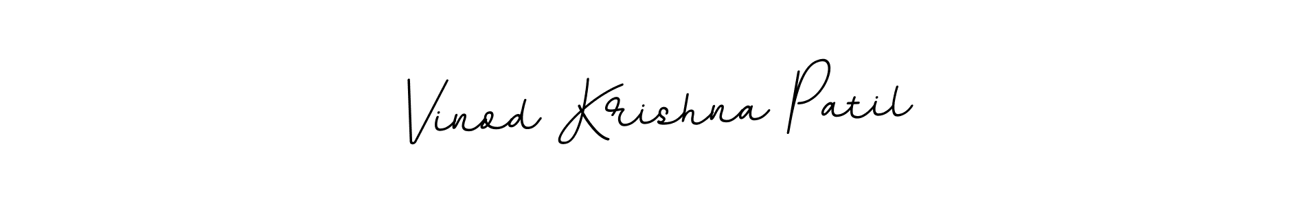 Create a beautiful signature design for name Vinod Krishna Patil. With this signature (BallpointsItalic-DORy9) fonts, you can make a handwritten signature for free. Vinod Krishna Patil signature style 11 images and pictures png