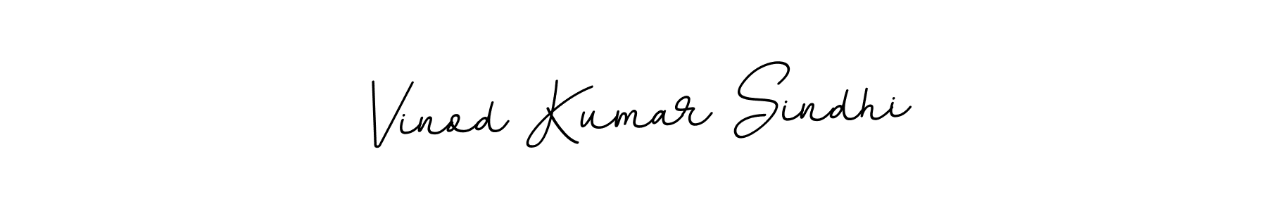 Make a beautiful signature design for name Vinod Kumar Sindhi. With this signature (BallpointsItalic-DORy9) style, you can create a handwritten signature for free. Vinod Kumar Sindhi signature style 11 images and pictures png