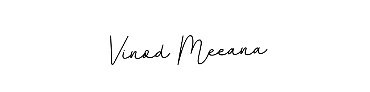 Use a signature maker to create a handwritten signature online. With this signature software, you can design (BallpointsItalic-DORy9) your own signature for name Vinod Meeana. Vinod Meeana signature style 11 images and pictures png