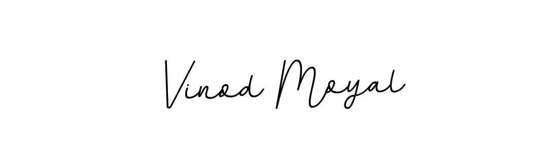 Create a beautiful signature design for name Vinod Moyal. With this signature (BallpointsItalic-DORy9) fonts, you can make a handwritten signature for free. Vinod Moyal signature style 11 images and pictures png