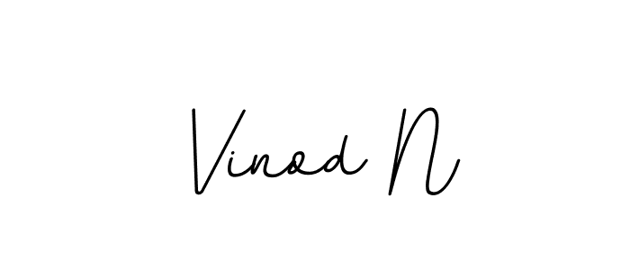 BallpointsItalic-DORy9 is a professional signature style that is perfect for those who want to add a touch of class to their signature. It is also a great choice for those who want to make their signature more unique. Get Vinod N name to fancy signature for free. Vinod N signature style 11 images and pictures png