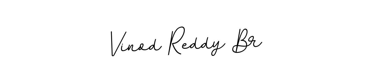 Use a signature maker to create a handwritten signature online. With this signature software, you can design (BallpointsItalic-DORy9) your own signature for name Vinod Reddy Br. Vinod Reddy Br signature style 11 images and pictures png