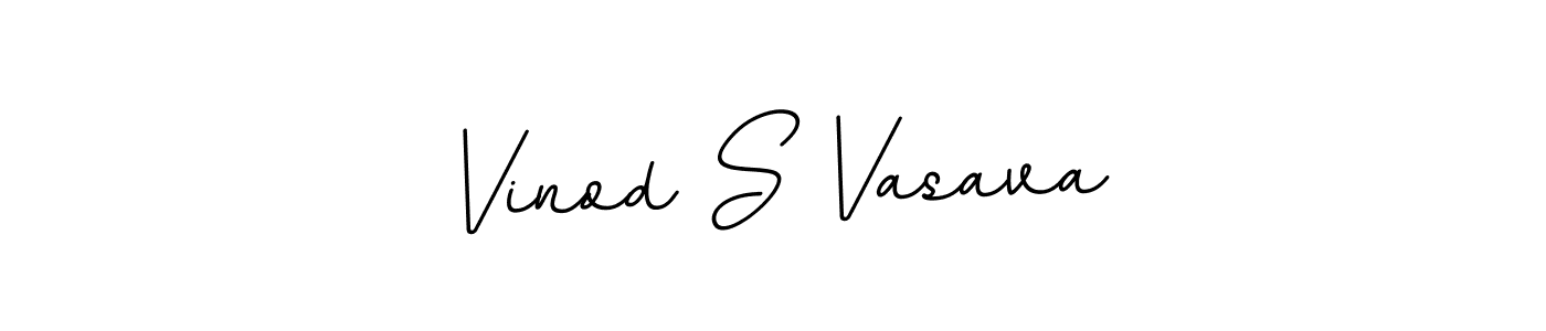 if you are searching for the best signature style for your name Vinod S Vasava. so please give up your signature search. here we have designed multiple signature styles  using BallpointsItalic-DORy9. Vinod S Vasava signature style 11 images and pictures png