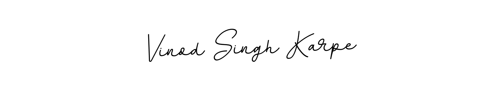 Also we have Vinod Singh Karpe name is the best signature style. Create professional handwritten signature collection using BallpointsItalic-DORy9 autograph style. Vinod Singh Karpe signature style 11 images and pictures png