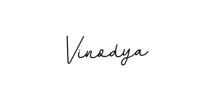 Vinodya stylish signature style. Best Handwritten Sign (BallpointsItalic-DORy9) for my name. Handwritten Signature Collection Ideas for my name Vinodya. Vinodya signature style 11 images and pictures png
