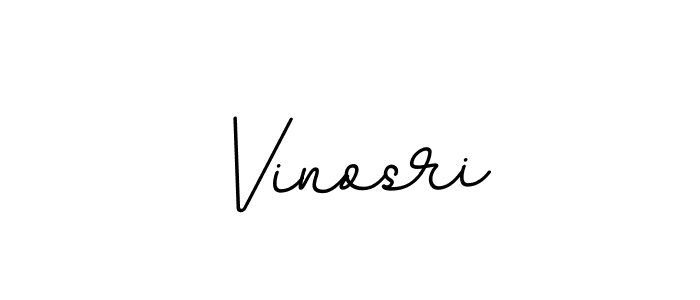 Design your own signature with our free online signature maker. With this signature software, you can create a handwritten (BallpointsItalic-DORy9) signature for name Vinosri. Vinosri signature style 11 images and pictures png