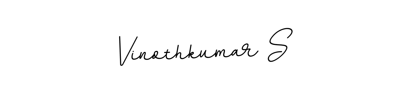 Vinothkumar S stylish signature style. Best Handwritten Sign (BallpointsItalic-DORy9) for my name. Handwritten Signature Collection Ideas for my name Vinothkumar S. Vinothkumar S signature style 11 images and pictures png
