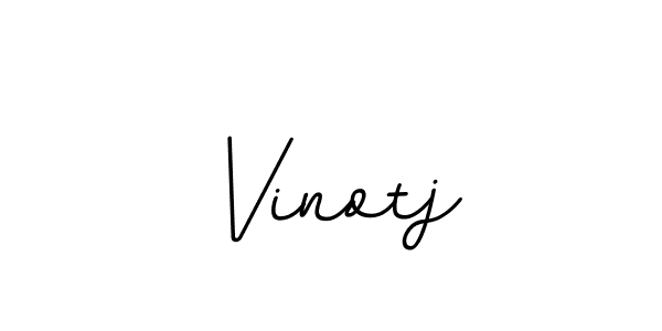 Create a beautiful signature design for name Vinotj. With this signature (BallpointsItalic-DORy9) fonts, you can make a handwritten signature for free. Vinotj signature style 11 images and pictures png