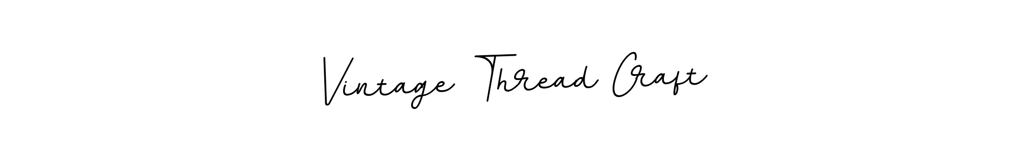Create a beautiful signature design for name Vintage Thread Craft. With this signature (BallpointsItalic-DORy9) fonts, you can make a handwritten signature for free. Vintage Thread Craft signature style 11 images and pictures png
