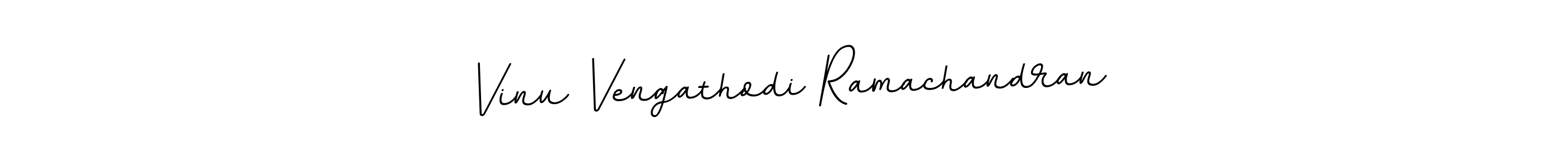 if you are searching for the best signature style for your name Vinu Vengathodi Ramachandran. so please give up your signature search. here we have designed multiple signature styles  using BallpointsItalic-DORy9. Vinu Vengathodi Ramachandran signature style 11 images and pictures png