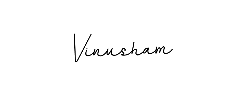 Create a beautiful signature design for name Vinusham. With this signature (BallpointsItalic-DORy9) fonts, you can make a handwritten signature for free. Vinusham signature style 11 images and pictures png