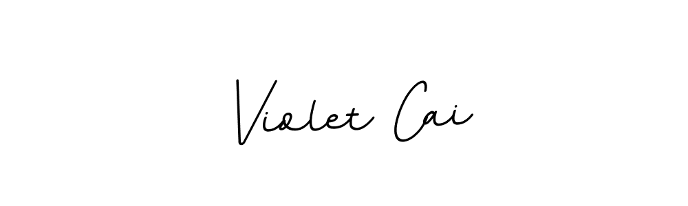The best way (BallpointsItalic-DORy9) to make a short signature is to pick only two or three words in your name. The name Violet Cai include a total of six letters. For converting this name. Violet Cai signature style 11 images and pictures png