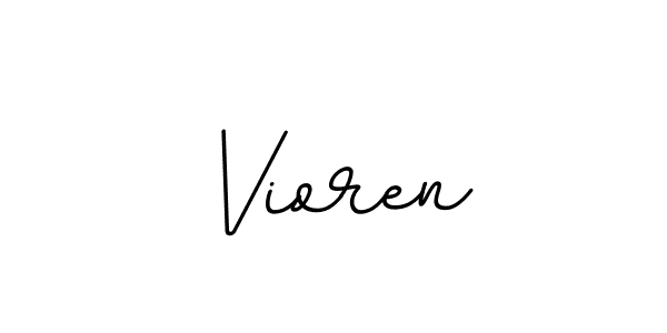 Use a signature maker to create a handwritten signature online. With this signature software, you can design (BallpointsItalic-DORy9) your own signature for name Vioren. Vioren signature style 11 images and pictures png