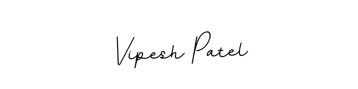 Make a beautiful signature design for name Vipesh Patel. With this signature (BallpointsItalic-DORy9) style, you can create a handwritten signature for free. Vipesh Patel signature style 11 images and pictures png