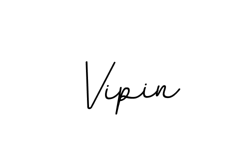 Use a signature maker to create a handwritten signature online. With this signature software, you can design (BallpointsItalic-DORy9) your own signature for name Vipin. Vipin signature style 11 images and pictures png