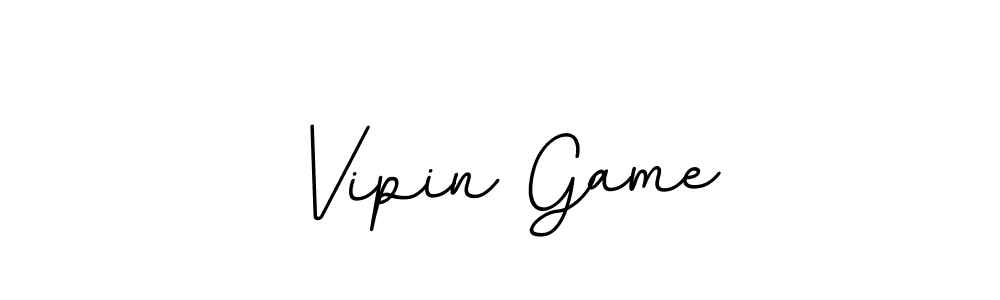 It looks lik you need a new signature style for name Vipin Game. Design unique handwritten (BallpointsItalic-DORy9) signature with our free signature maker in just a few clicks. Vipin Game signature style 11 images and pictures png