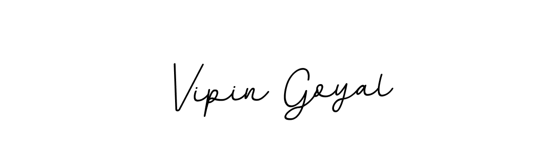 Use a signature maker to create a handwritten signature online. With this signature software, you can design (BallpointsItalic-DORy9) your own signature for name Vipin Goyal. Vipin Goyal signature style 11 images and pictures png