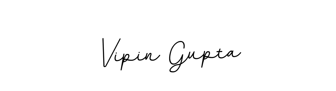 Design your own signature with our free online signature maker. With this signature software, you can create a handwritten (BallpointsItalic-DORy9) signature for name Vipin Gupta. Vipin Gupta signature style 11 images and pictures png