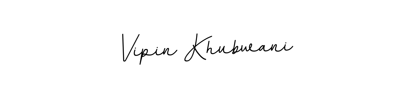 Vipin Khubwani stylish signature style. Best Handwritten Sign (BallpointsItalic-DORy9) for my name. Handwritten Signature Collection Ideas for my name Vipin Khubwani. Vipin Khubwani signature style 11 images and pictures png