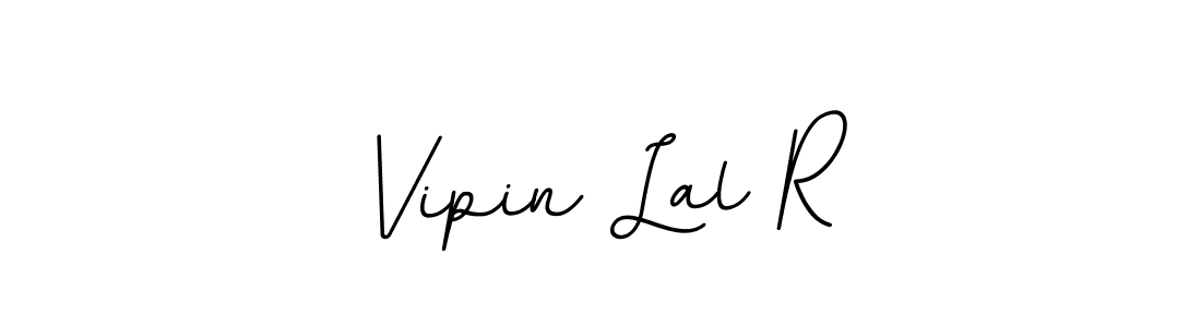 Create a beautiful signature design for name Vipin Lal R. With this signature (BallpointsItalic-DORy9) fonts, you can make a handwritten signature for free. Vipin Lal R signature style 11 images and pictures png