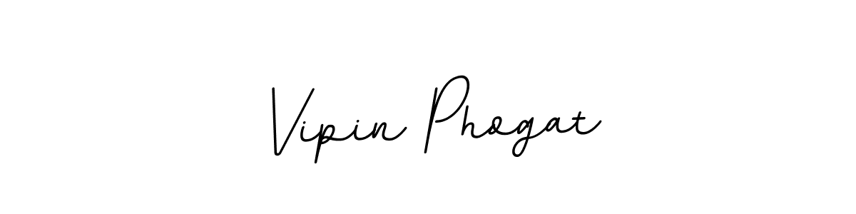 Use a signature maker to create a handwritten signature online. With this signature software, you can design (BallpointsItalic-DORy9) your own signature for name Vipin Phogat. Vipin Phogat signature style 11 images and pictures png