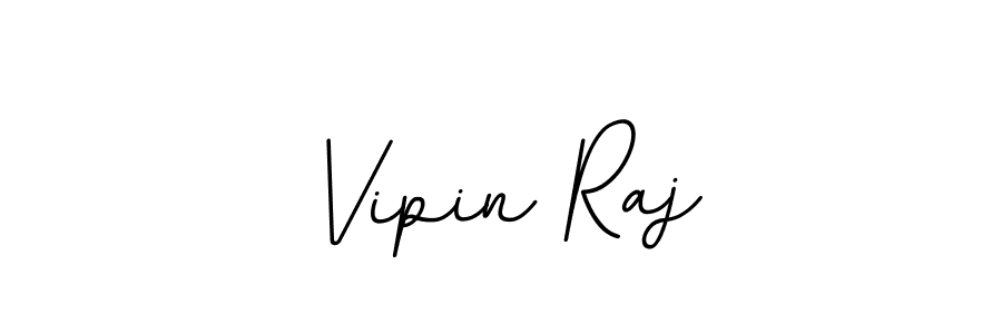 How to make Vipin Raj name signature. Use BallpointsItalic-DORy9 style for creating short signs online. This is the latest handwritten sign. Vipin Raj signature style 11 images and pictures png