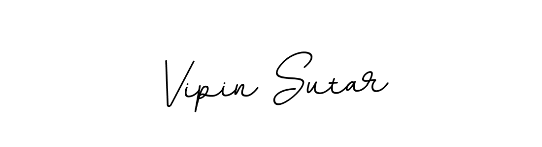 Create a beautiful signature design for name Vipin Sutar. With this signature (BallpointsItalic-DORy9) fonts, you can make a handwritten signature for free. Vipin Sutar signature style 11 images and pictures png