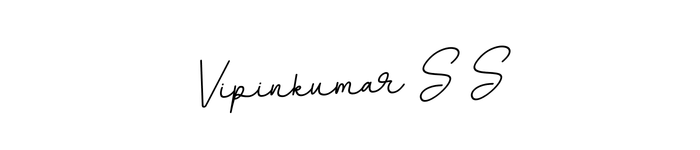 How to Draw Vipinkumar S S signature style? BallpointsItalic-DORy9 is a latest design signature styles for name Vipinkumar S S. Vipinkumar S S signature style 11 images and pictures png