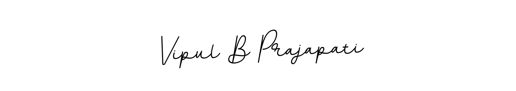 if you are searching for the best signature style for your name Vipul B Prajapati. so please give up your signature search. here we have designed multiple signature styles  using BallpointsItalic-DORy9. Vipul B Prajapati signature style 11 images and pictures png
