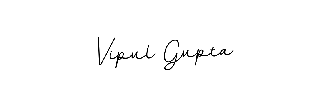 Use a signature maker to create a handwritten signature online. With this signature software, you can design (BallpointsItalic-DORy9) your own signature for name Vipul Gupta. Vipul Gupta signature style 11 images and pictures png