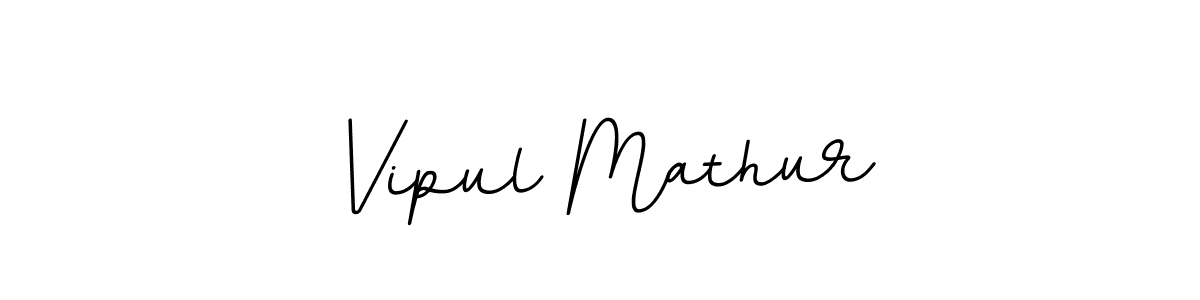 The best way (BallpointsItalic-DORy9) to make a short signature is to pick only two or three words in your name. The name Vipul Mathur include a total of six letters. For converting this name. Vipul Mathur signature style 11 images and pictures png