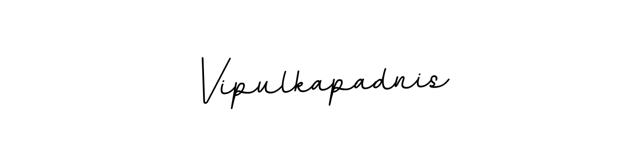 How to make Vipulkapadnis name signature. Use BallpointsItalic-DORy9 style for creating short signs online. This is the latest handwritten sign. Vipulkapadnis signature style 11 images and pictures png