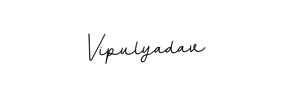 How to make Vipulyadav signature? BallpointsItalic-DORy9 is a professional autograph style. Create handwritten signature for Vipulyadav name. Vipulyadav signature style 11 images and pictures png