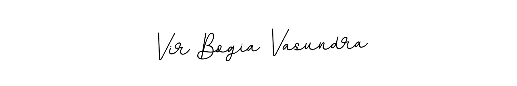 The best way (BallpointsItalic-DORy9) to make a short signature is to pick only two or three words in your name. The name Vir Bogia Vasundra include a total of six letters. For converting this name. Vir Bogia Vasundra signature style 11 images and pictures png