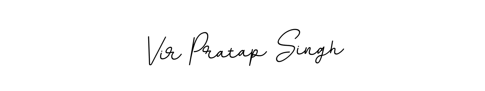 Use a signature maker to create a handwritten signature online. With this signature software, you can design (BallpointsItalic-DORy9) your own signature for name Vir Pratap Singh. Vir Pratap Singh signature style 11 images and pictures png