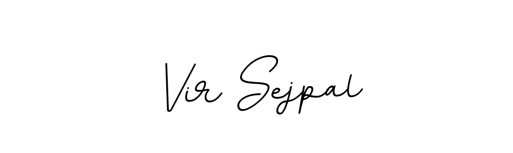 Use a signature maker to create a handwritten signature online. With this signature software, you can design (BallpointsItalic-DORy9) your own signature for name Vir Sejpal. Vir Sejpal signature style 11 images and pictures png