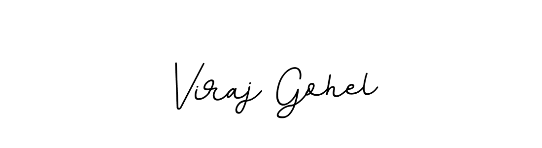Create a beautiful signature design for name Viraj Gohel. With this signature (BallpointsItalic-DORy9) fonts, you can make a handwritten signature for free. Viraj Gohel signature style 11 images and pictures png