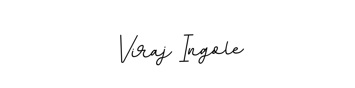 The best way (BallpointsItalic-DORy9) to make a short signature is to pick only two or three words in your name. The name Viraj Ingole include a total of six letters. For converting this name. Viraj Ingole signature style 11 images and pictures png