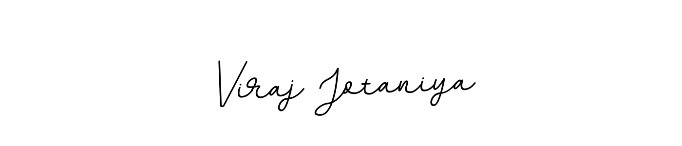 Use a signature maker to create a handwritten signature online. With this signature software, you can design (BallpointsItalic-DORy9) your own signature for name Viraj Jotaniya. Viraj Jotaniya signature style 11 images and pictures png